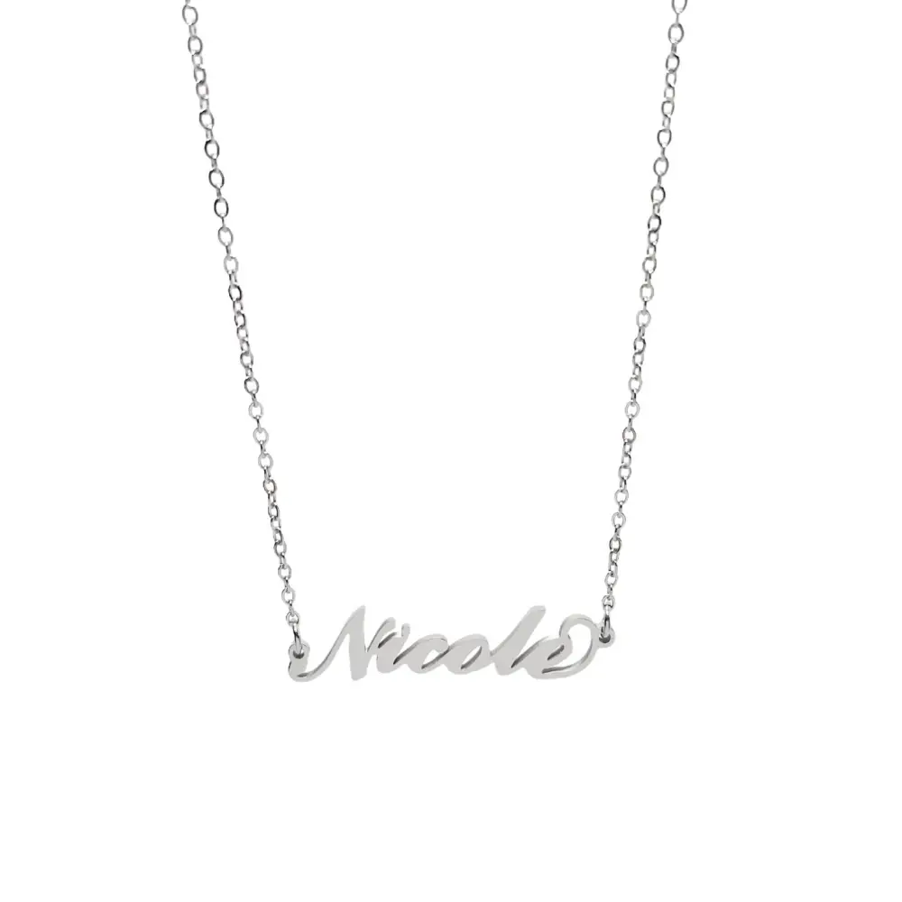 Collana con Nome - 180 Nomi in Acciaio - Collana con Nome - 180 Nomi in Acciaio