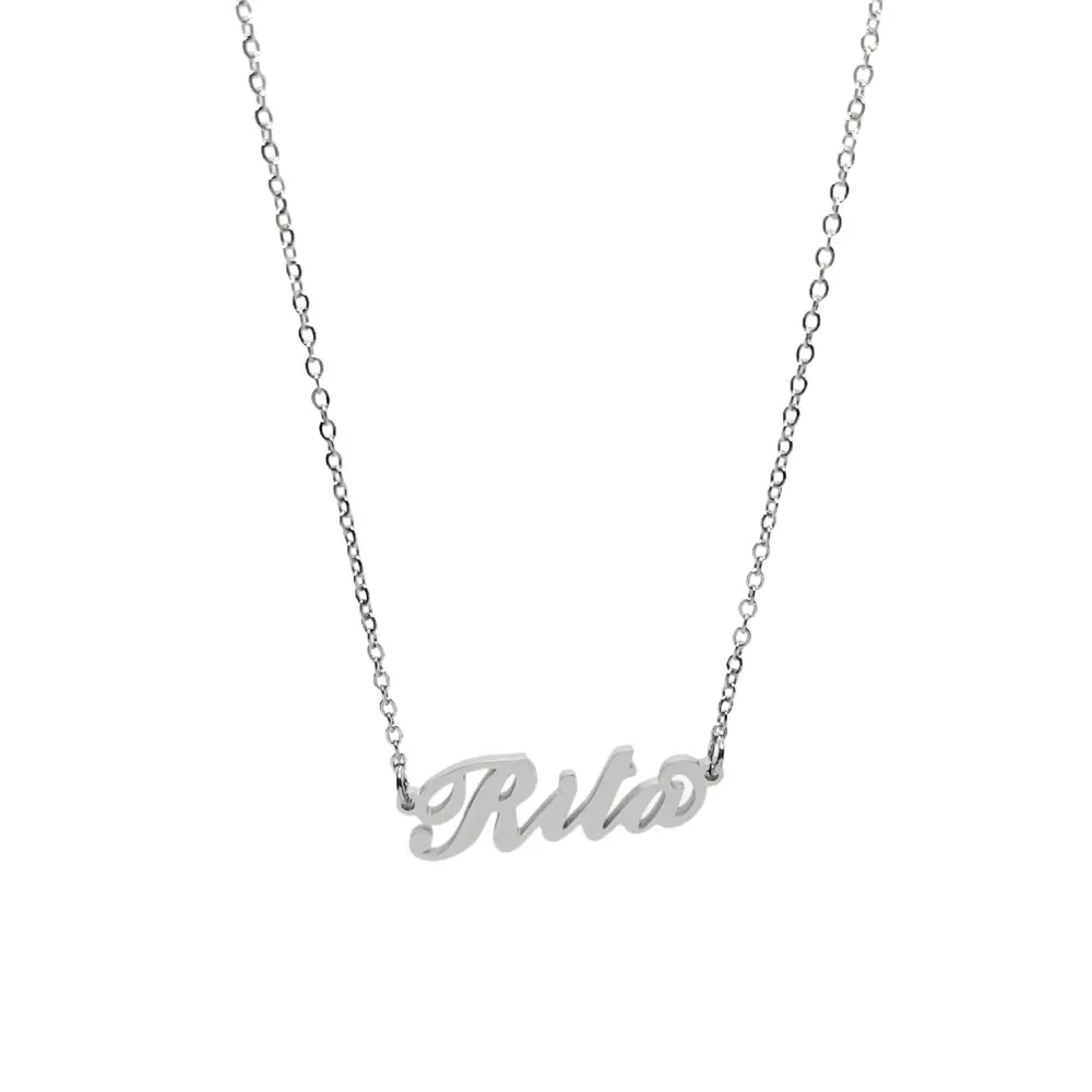 Collana con Nome - 180 Nomi in Acciaio - Collana con Nome - 180 Nomi in Acciaio