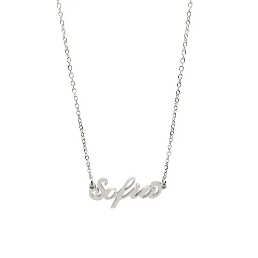 Collana con Nome - 180 Nomi in Acciaio - Collana con Nome - 180 Nomi in Acciaio