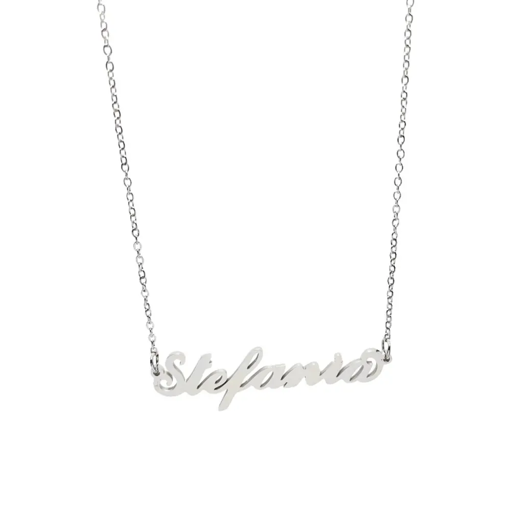 Collana con Nome - 180 Nomi in Acciaio - Collana con Nome - 180 Nomi in Acciaio