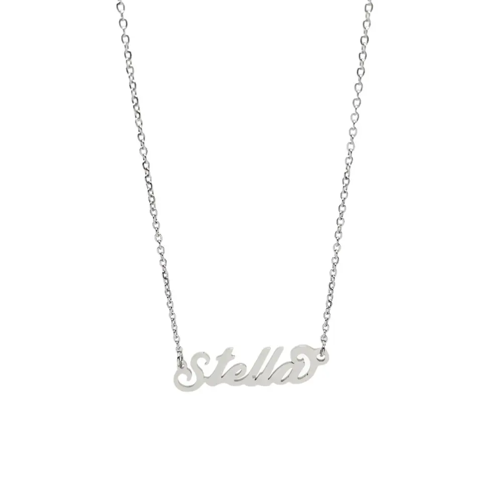 Collana con Nome - 180 Nomi in Acciaio - Collana con Nome - 180 Nomi in Acciaio