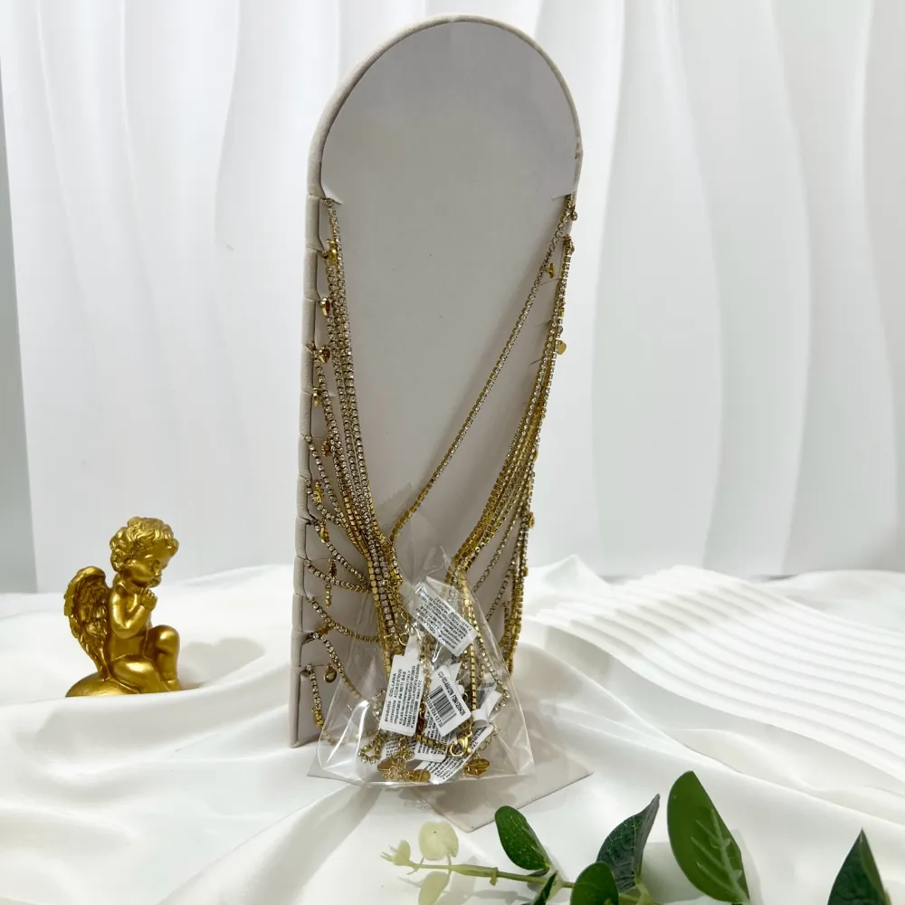 Tennis con Ciondoli-12pz Collane in Acciaio - CPA-103-AA4127N