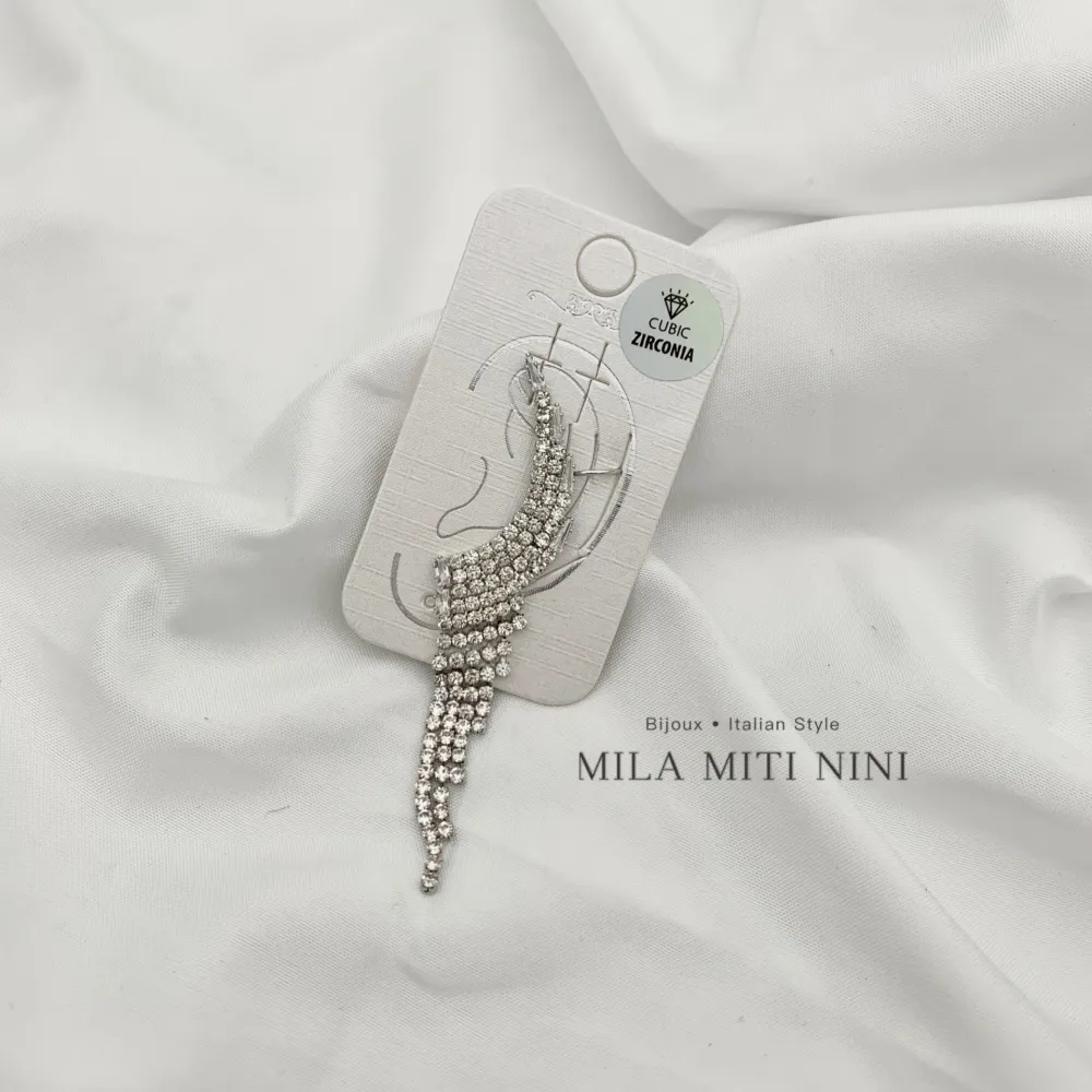 Strass-Earcuff con Zirconia - EAK-159-20458