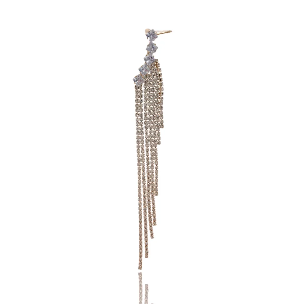 Strass-Earcuff con Zirconia - EAK-159-22008