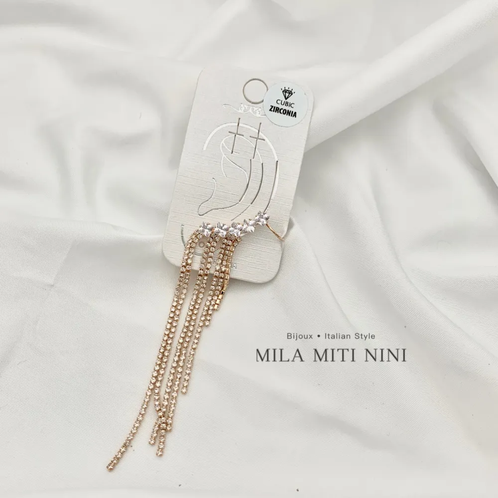Strass-Earcuff con Zirconia - EAK-159-22008