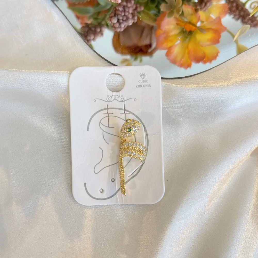 Serpente -Earcuff con Zirconia - EAK-506-328