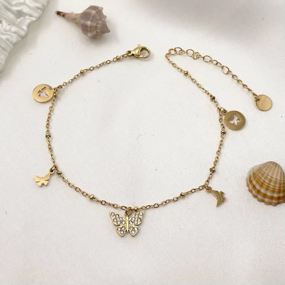 Farfalla-Cavigliera in Acciaio - KAV-103-AA1095B