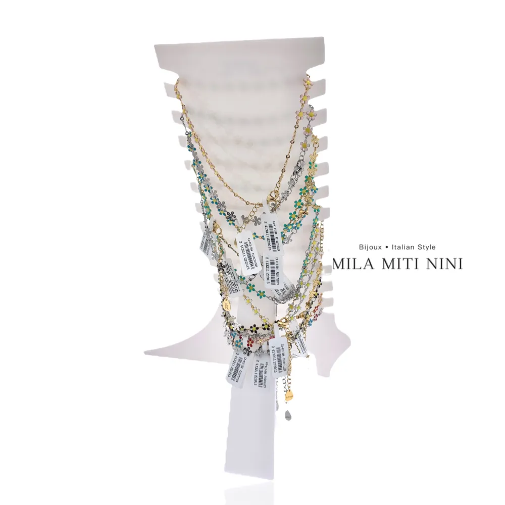 Margherita Smaltata-12Pz Cavigliere in Acciaio - KPA-413-384