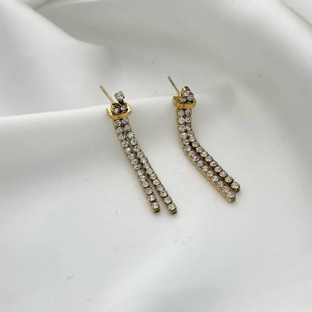 Doppio Tennis-Orecchini in Acciaio - OAP-103-AA2434E