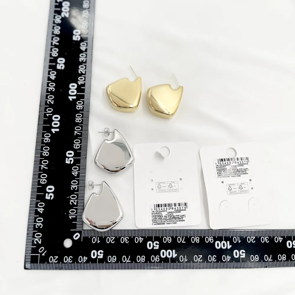 Orecchini Bombato-Orecchini in Acciaio - OAP-103-AA4307E