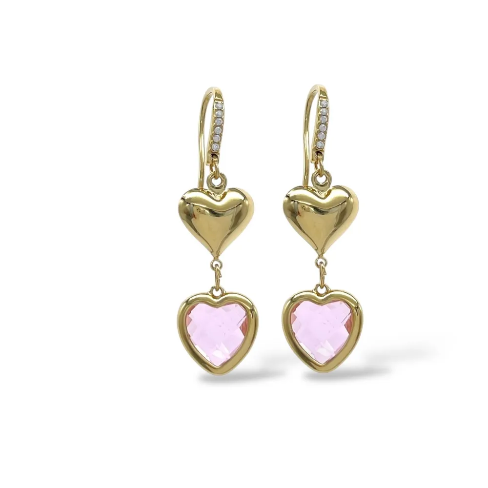 Cuore-Orecchini in Acciaio - OAP-103-AA5712E