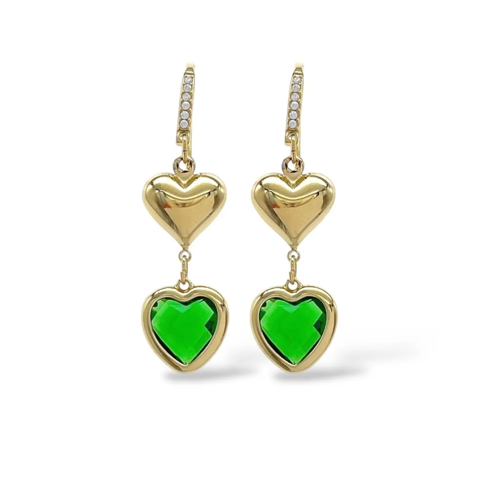 Cuore-Orecchini in Acciaio - OAP-103-AA5712E