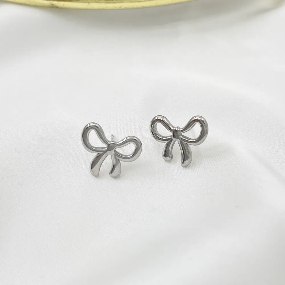 Fiocco -Orecchini in Acciaio - OAP-413-2458