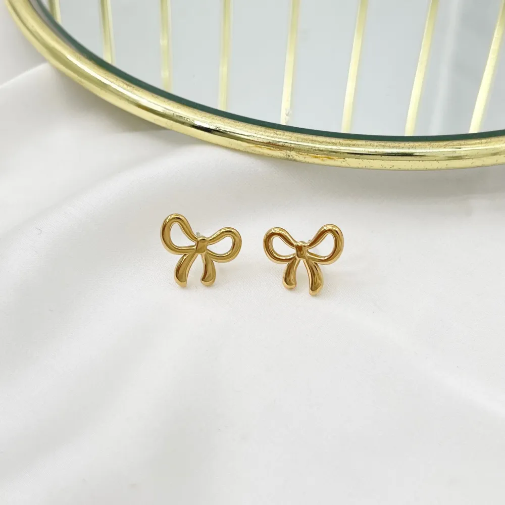 Fiocco -Orecchini in Acciaio - OAP-413-2458