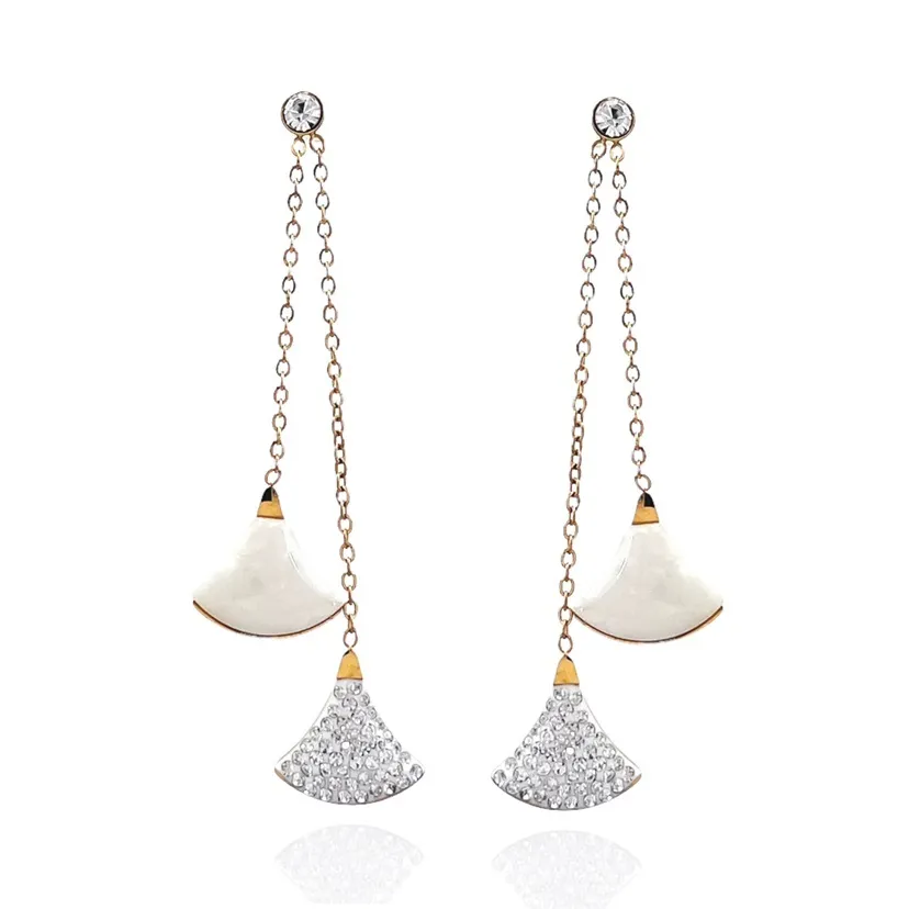 Ventaglio -Orecchini in Acciaio - OAP-413-954