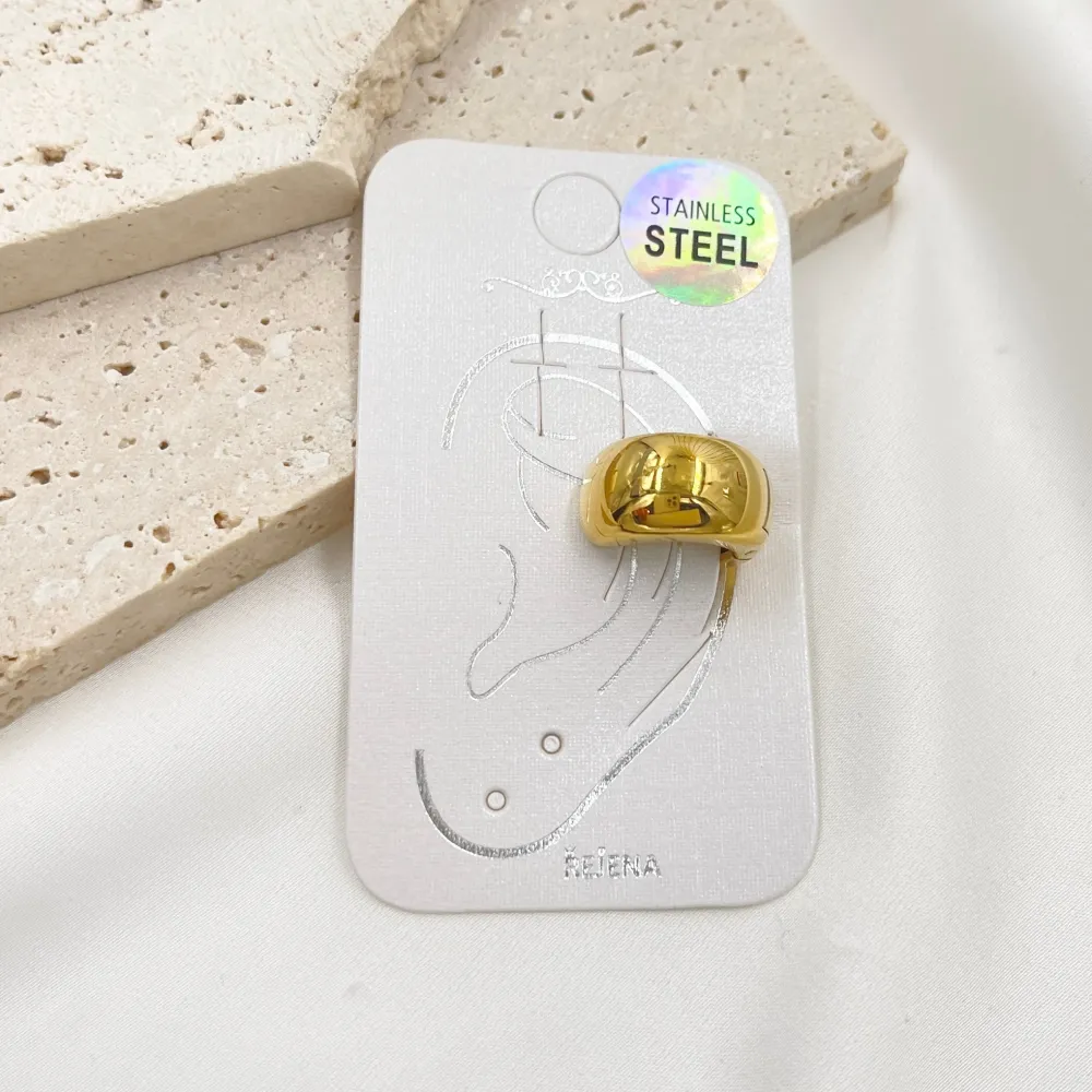 Semplice a Molla -Earcuff in Acciaio - OAP-600-H357