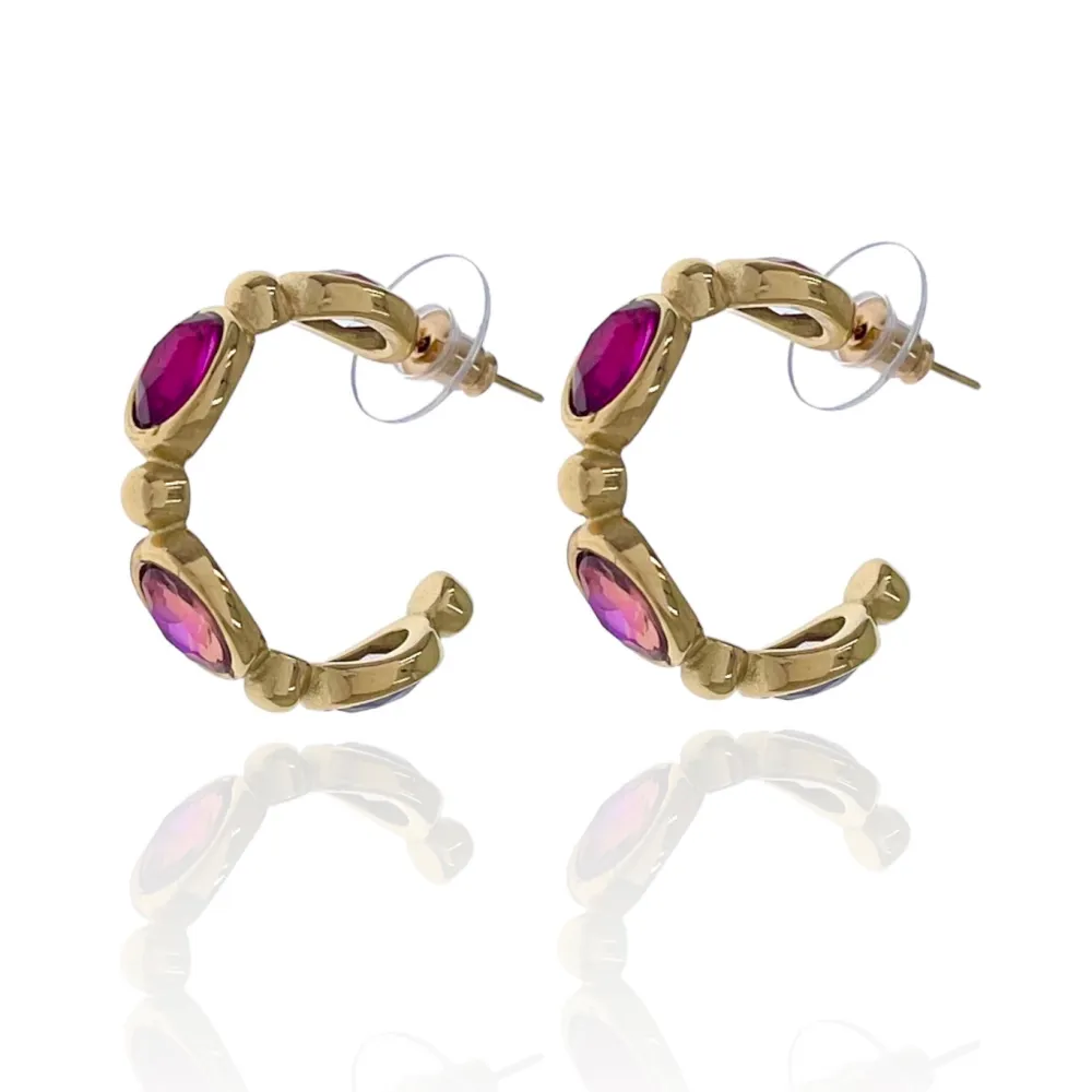 Cerchio -Orecchini in Acciaio - OAP-732-100