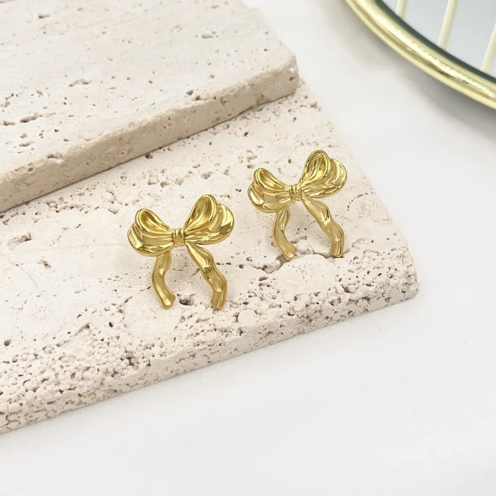 Fiocco-Orecchini in Acciaio - OAP-732-264