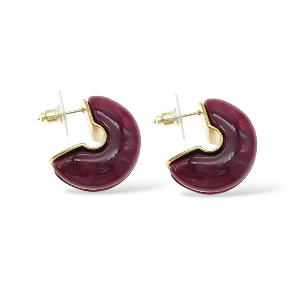 Cerchio-Orecchini in Acciaio - OAP-732-430