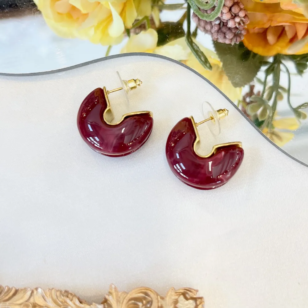 Cerchio-Orecchini in Acciaio - OAP-732-430