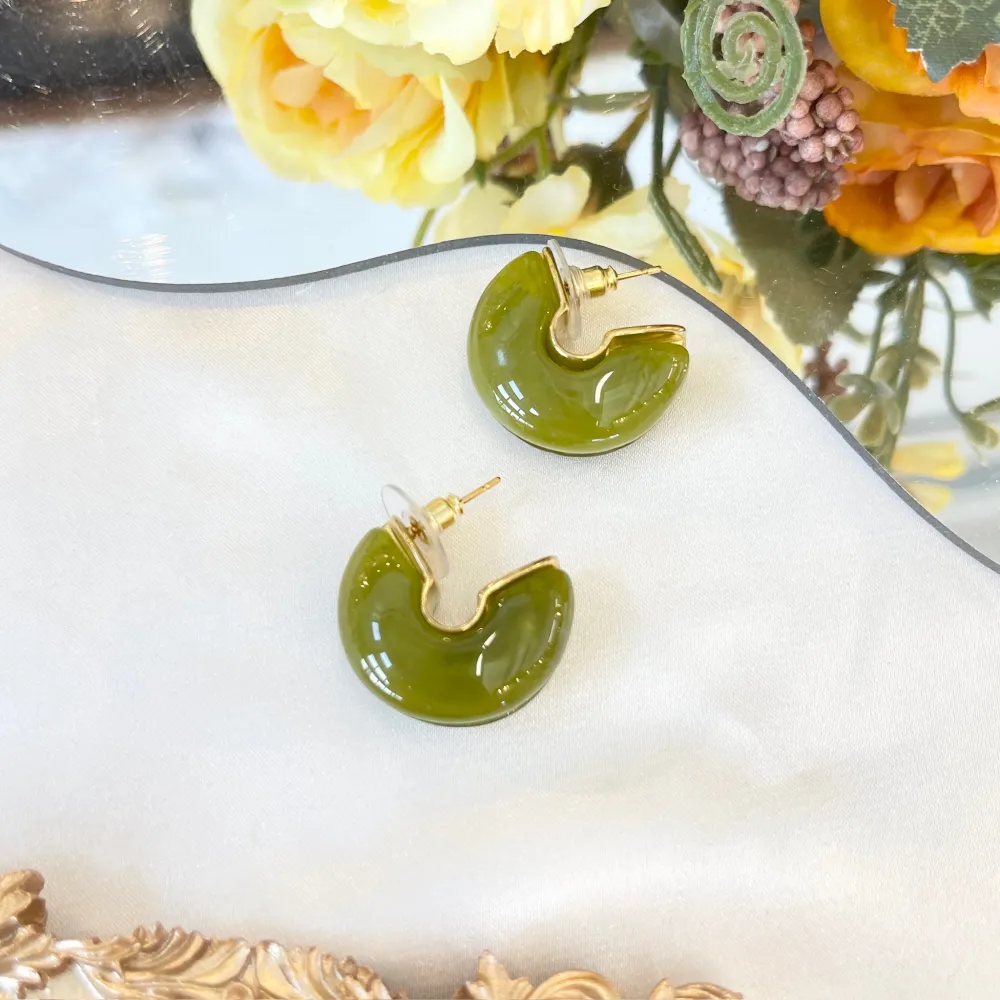 Cerchio-Orecchini in Acciaio - OAP-732-430