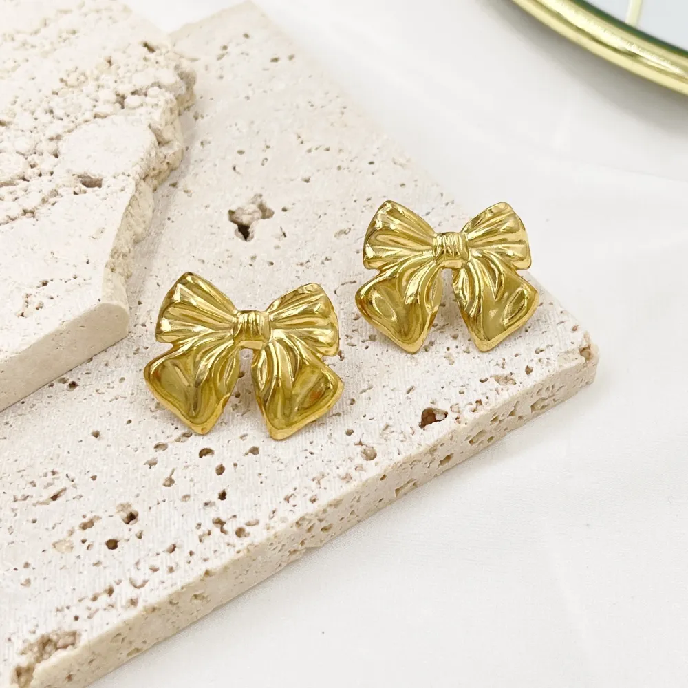 Fiocco -Orecchini in Acciaio - OAP-754-11