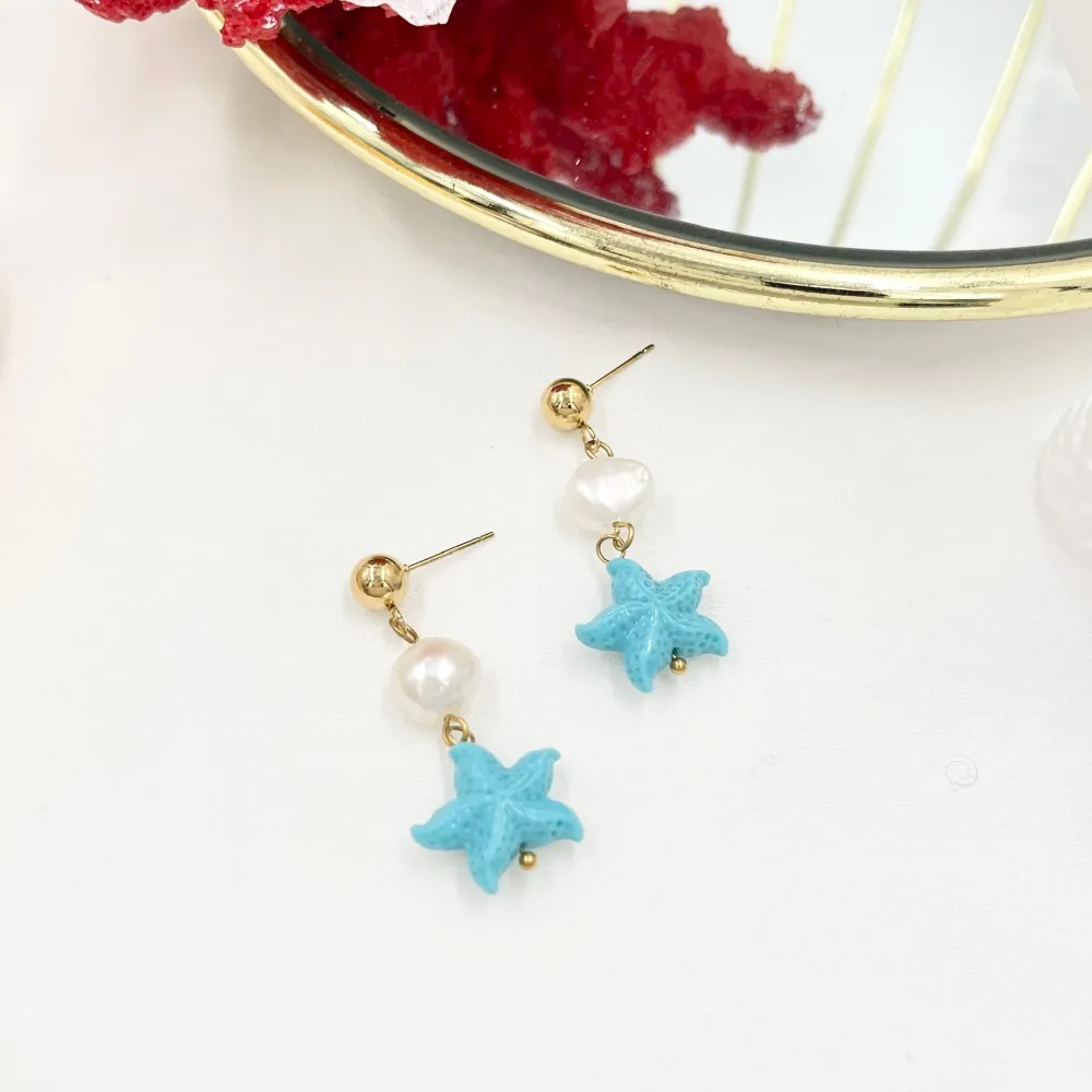 Stella Marina -Orecchini in Acciaio - OAP-765-13