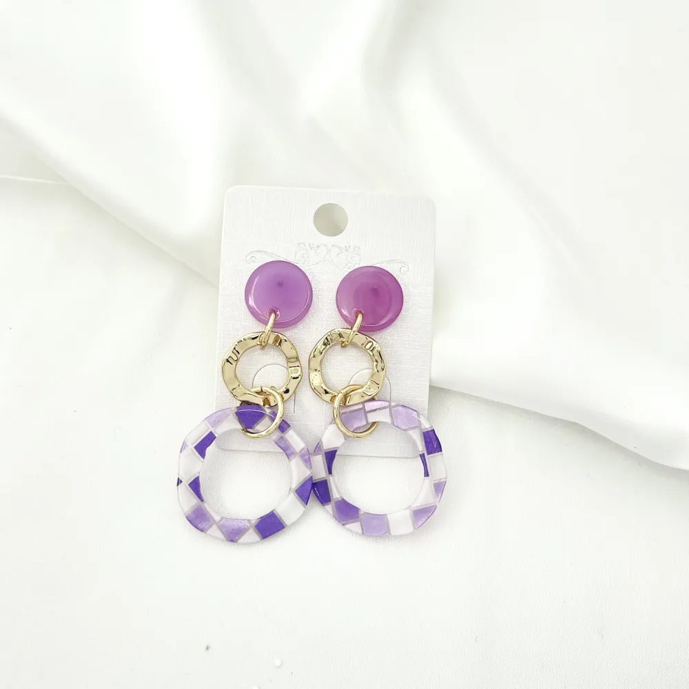 Doppio Cerchio -Orecchini Moda - OMM-15027 S