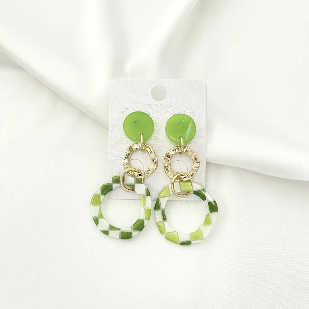 Doppio Cerchio -Orecchini Moda - OMM-15027 S