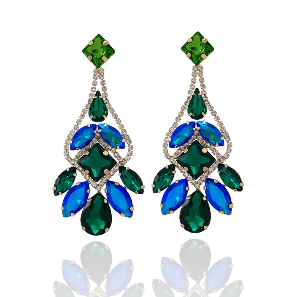 Chantelier-Orecchini Moda Vetro - OMM-159-21304-1