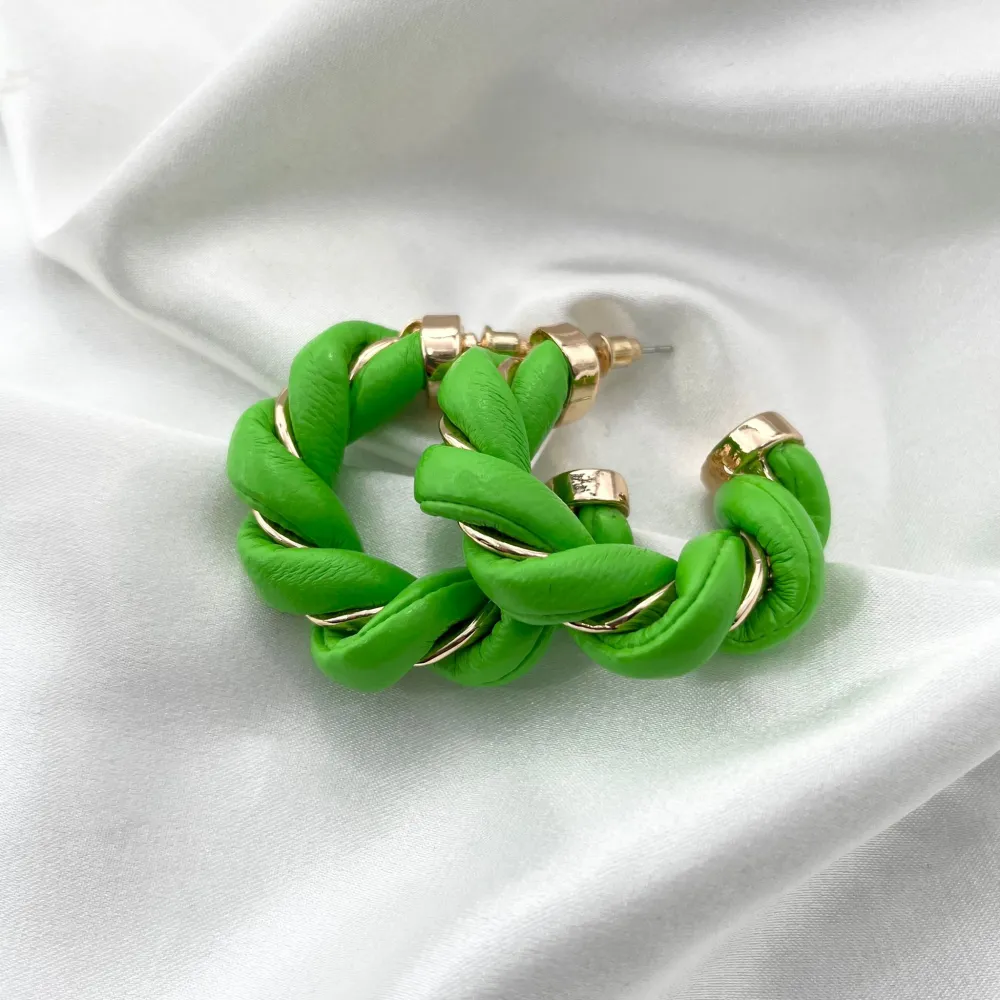 Cerchio Intrecciato-Orecchini Moda - OMM-183-22