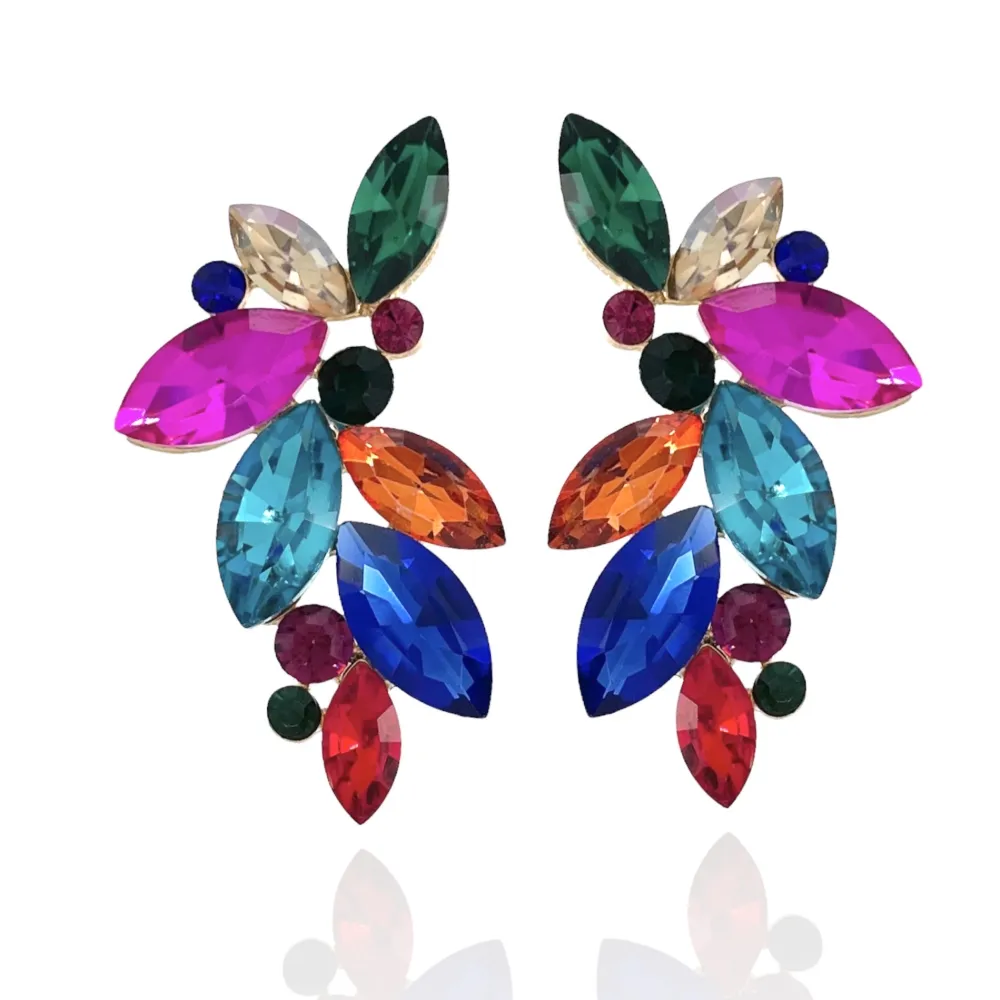 Fantasia-Orecchini Moda Vetro - OMM-183-34