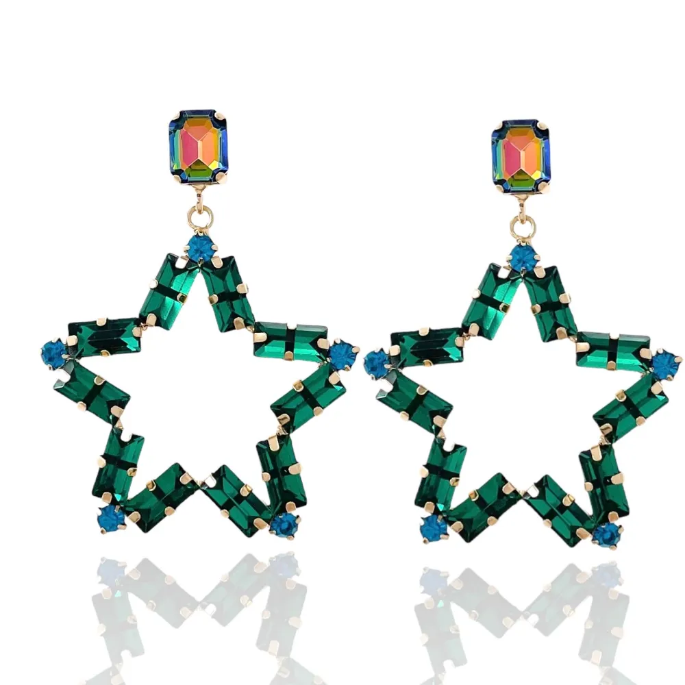 Stella-Orecchini Moda Vetro - OMM-381-204