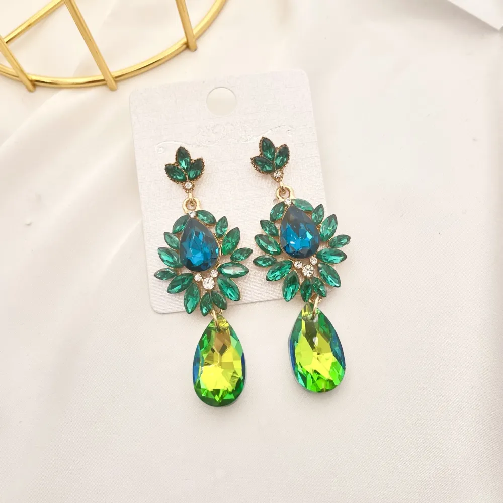 Fantasia-Orecchini Moda Vetro - OMM-520-L30