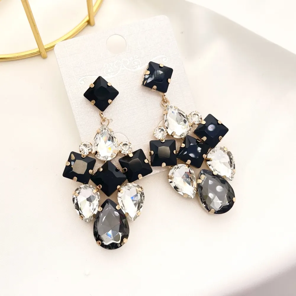 Fantasia-Orecchini Moda Vetro - OMM-520-L32