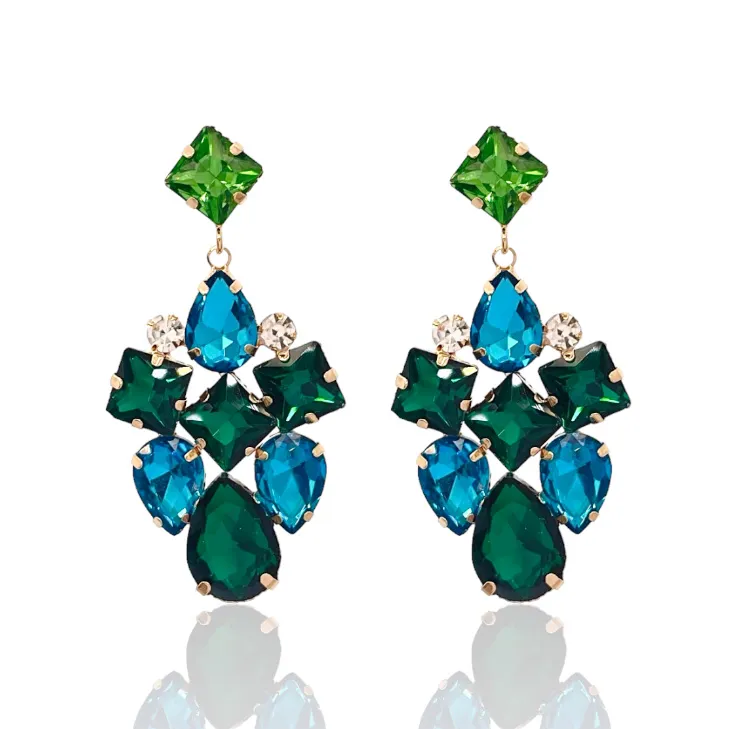 Fantasia-Orecchini Moda Vetro - OMM-520-L32