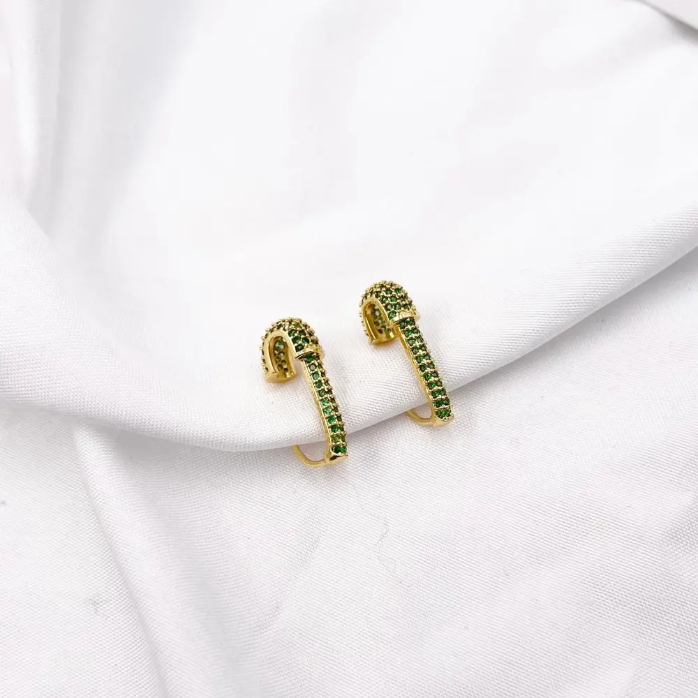 Spilla-Orecchini con Zirconia - OMZ-470-08