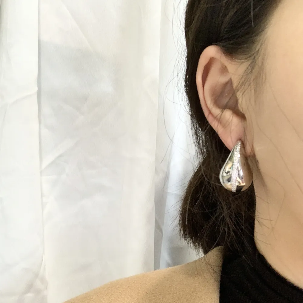 Goccia Grande-Orecchini con Zirconia - OMZ-520-L53