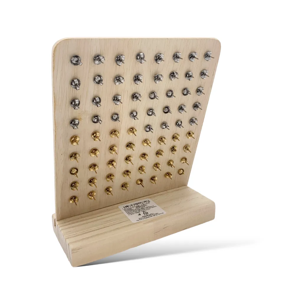 Punto Luce Colorato-Orecchini a Lobo in Acciaio - OPA-103-AA1516E