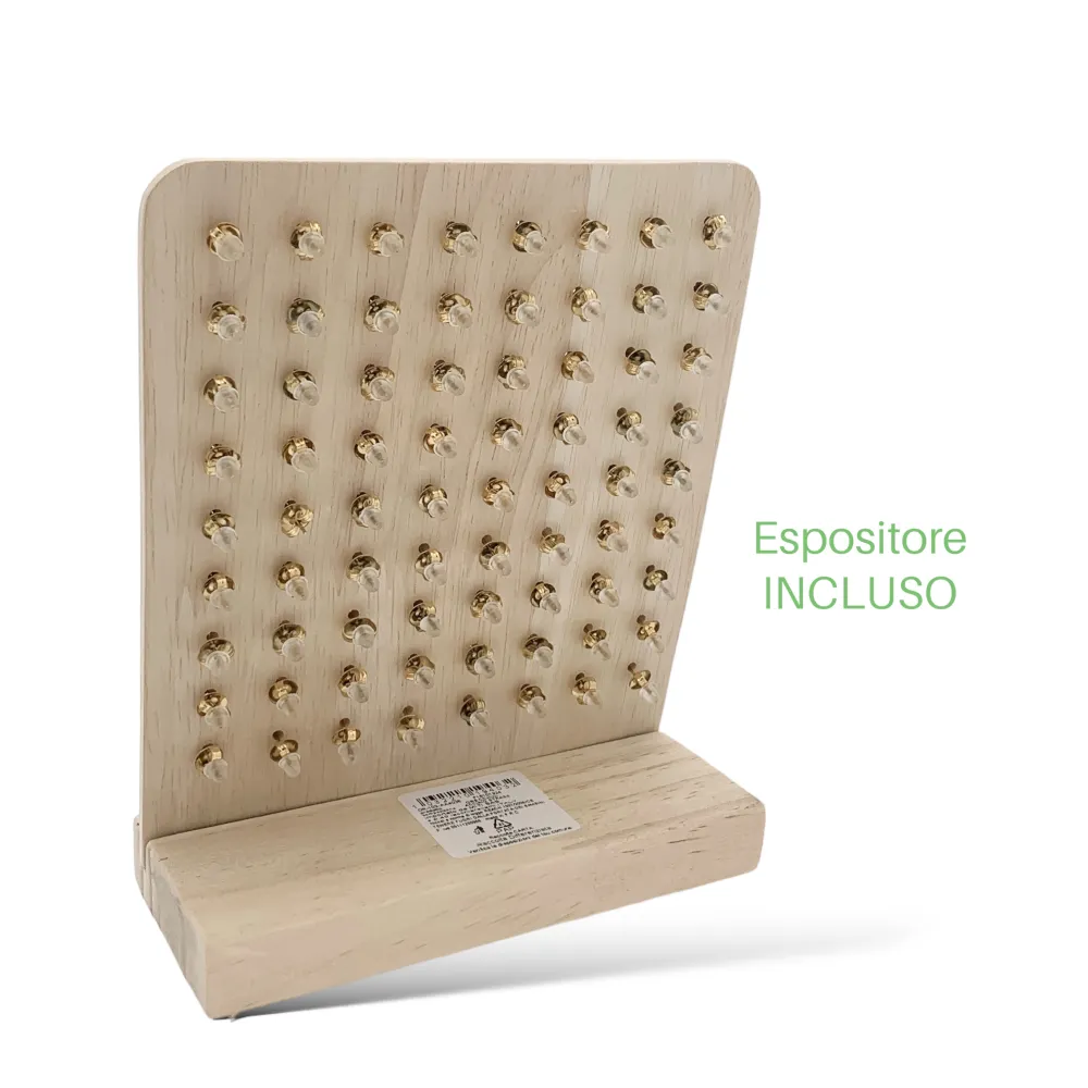 Soggetti Mix-36Paia Orecchini a Lobo in Acciaio - OPA-103-AA744E