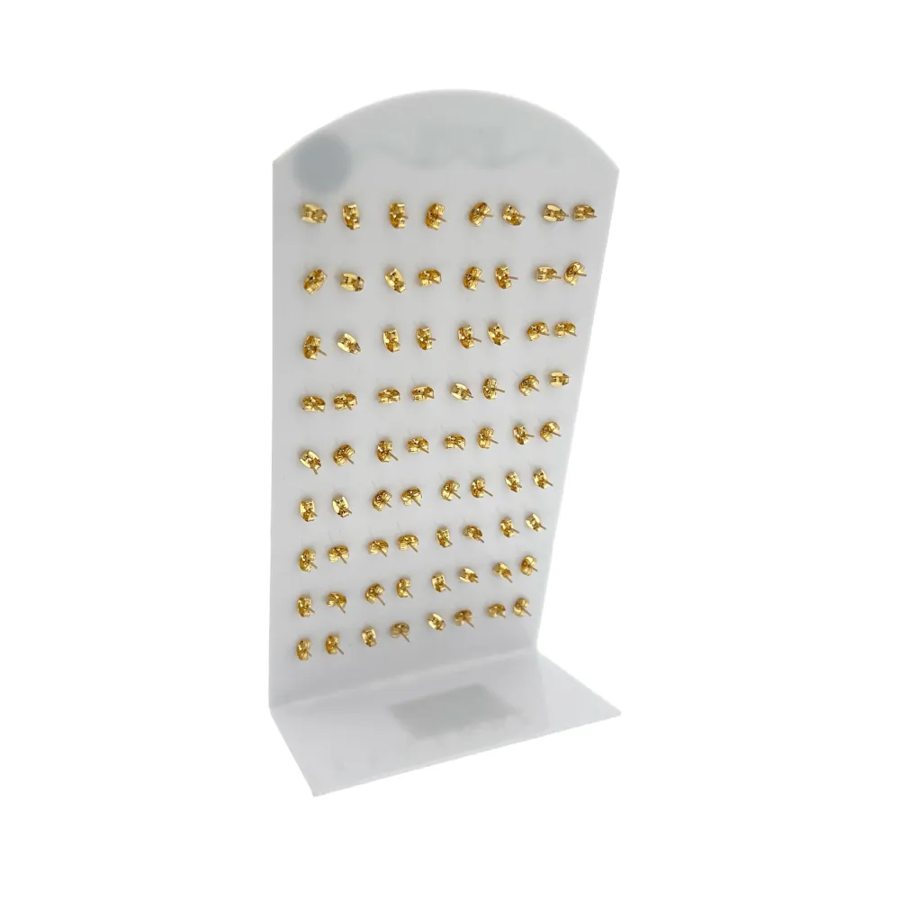 Punto Luce 7mm 6Griffe-36Paia Orecchini in Acciaio - OPA-107-116 7mm