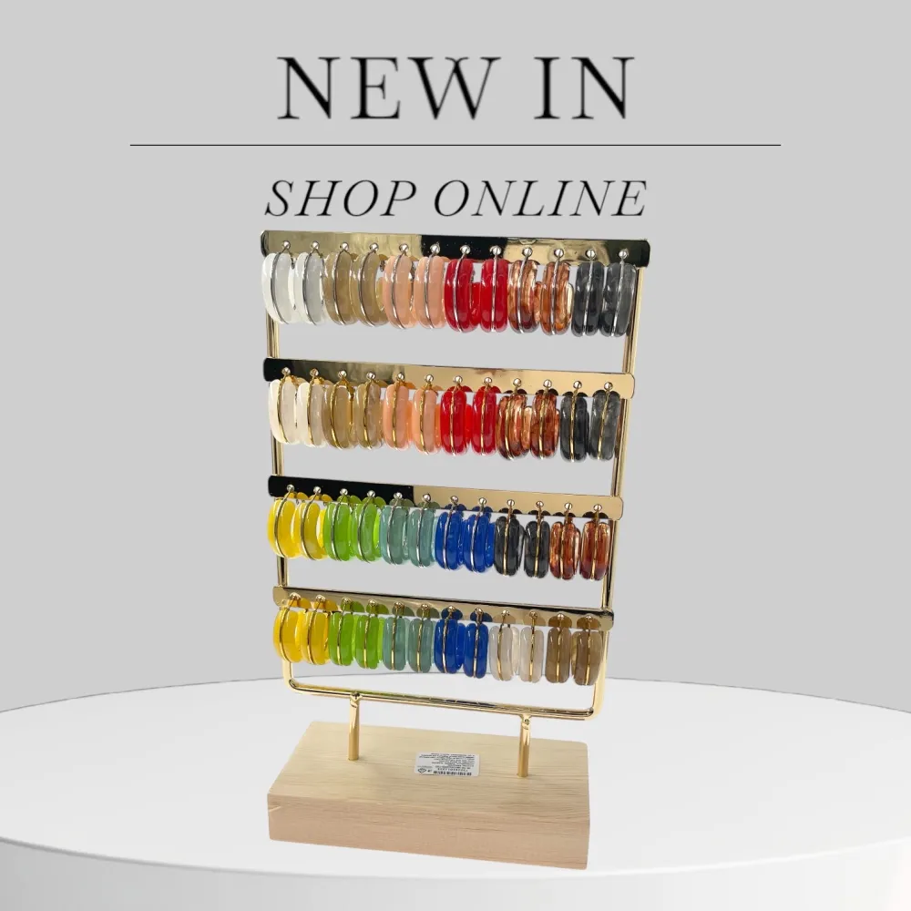 Cerchio -12Paia Orecchini in Acciaio Incluso Espositore - OPA-732-334