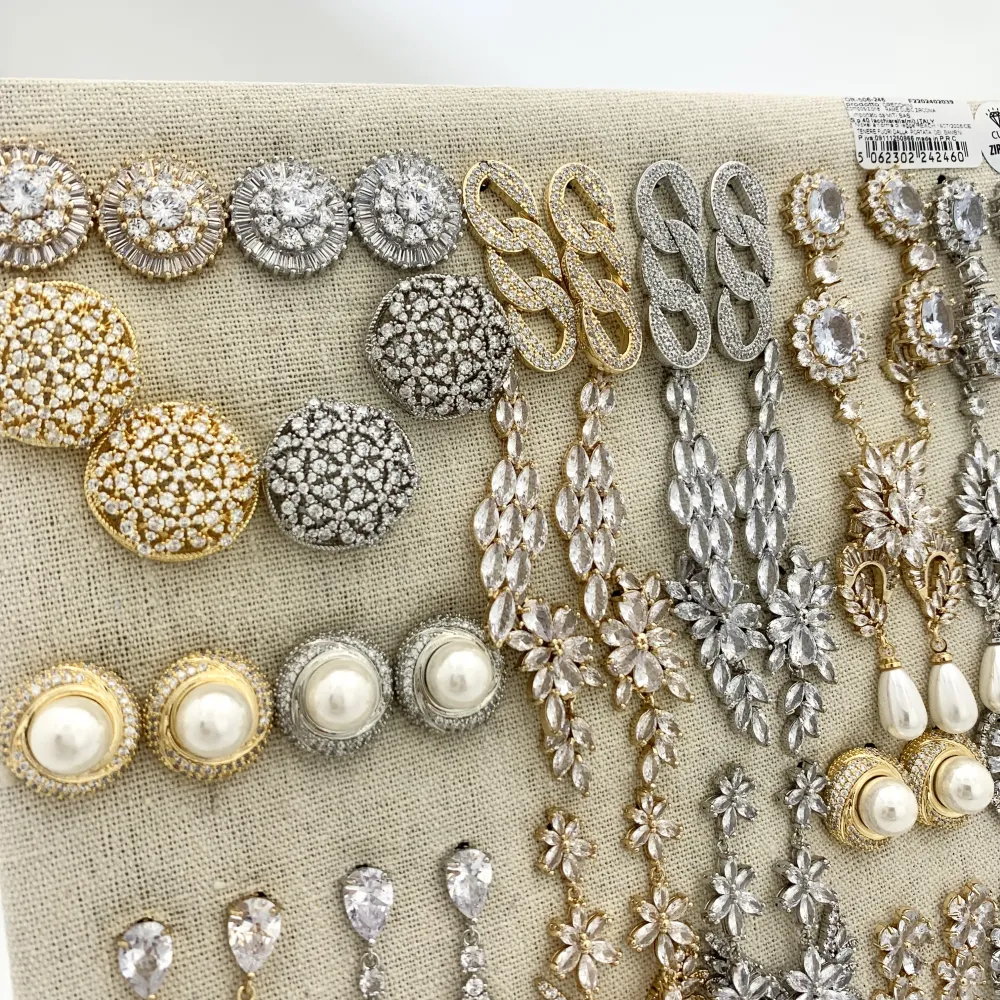 Mix Modelli con Zirconia-36Paia Orecchini con Zirconia - OPM-506-246