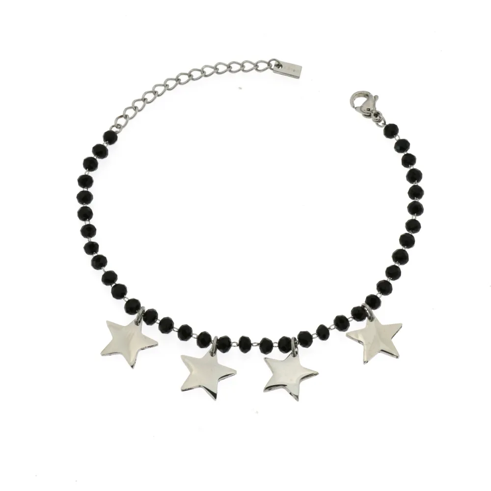 BAC- 4 Stelline 5283 - Bracciale in Acciaio_Argento_1