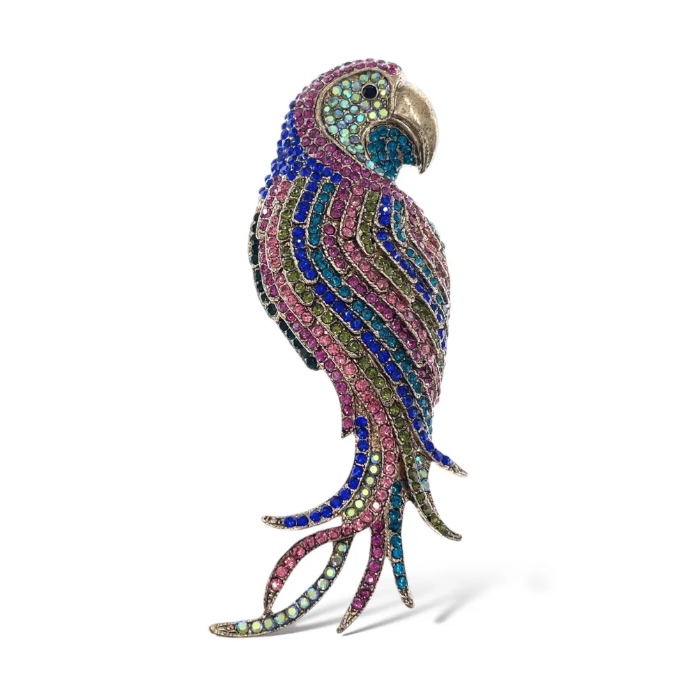 pappagallo Grande-Spilla Media in Metallo - SPM-312-337