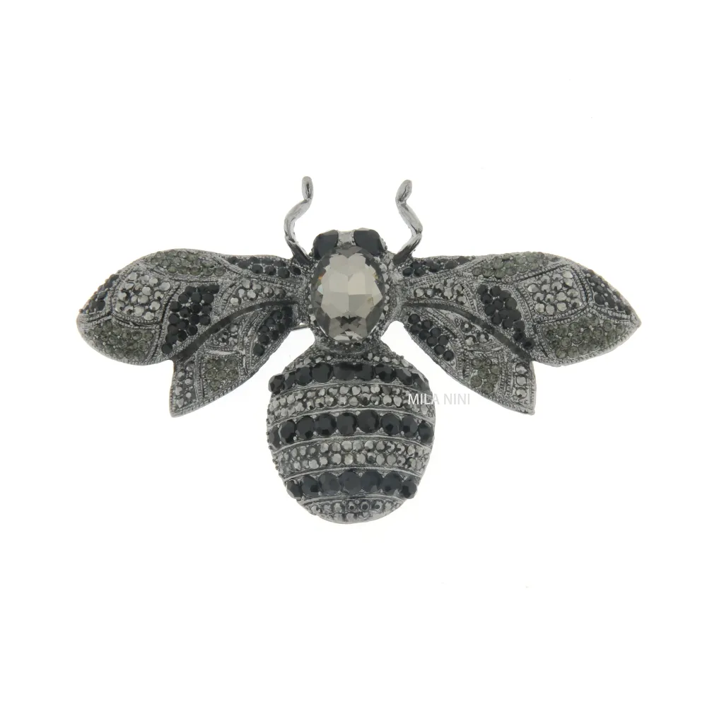 Spilla Grossa con Pietre Colorate - SPM-321-125 Ape Grande