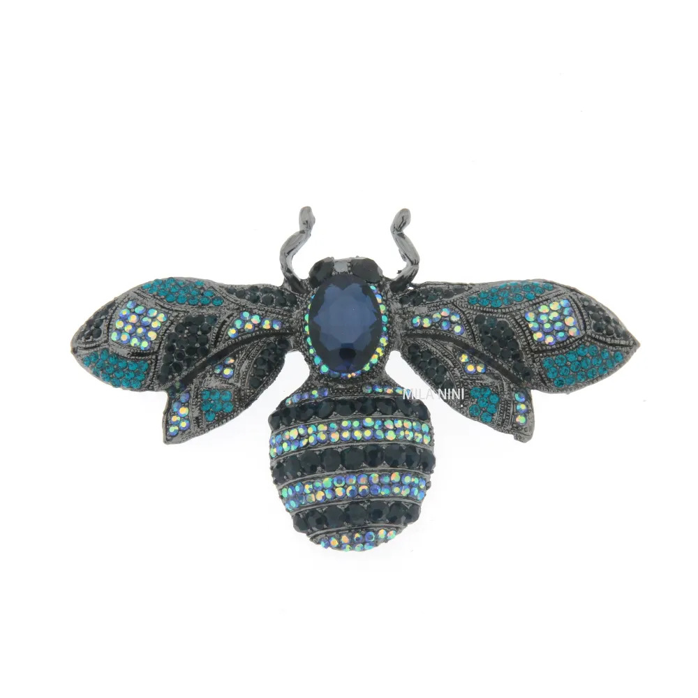 Spilla Grossa con Pietre Colorate - SPM-321-125 Ape Grande