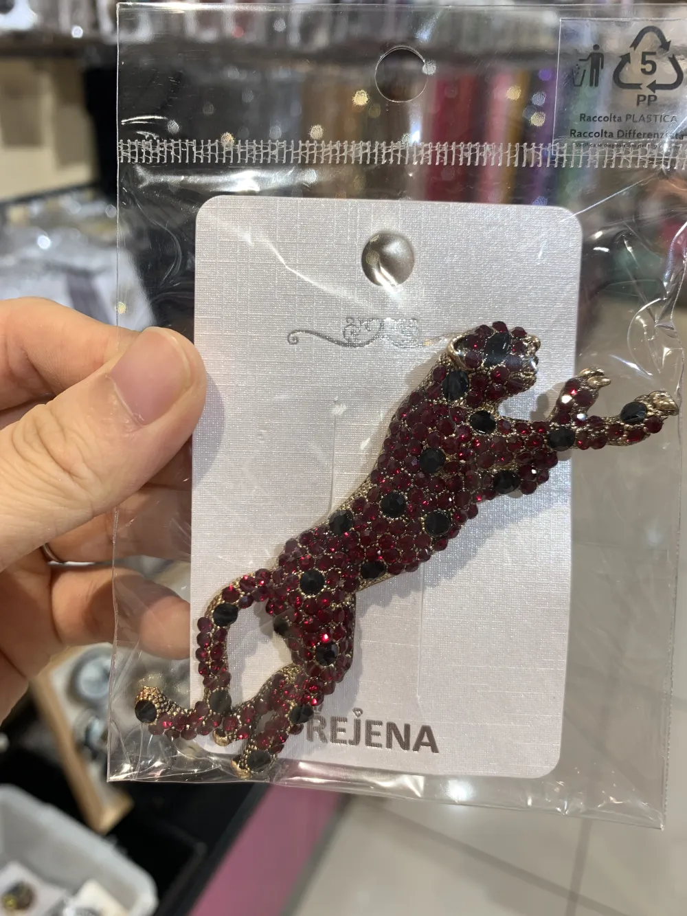 Pantera Media-Spilla Grossa in Metallo - SPM-321-180 Pantera