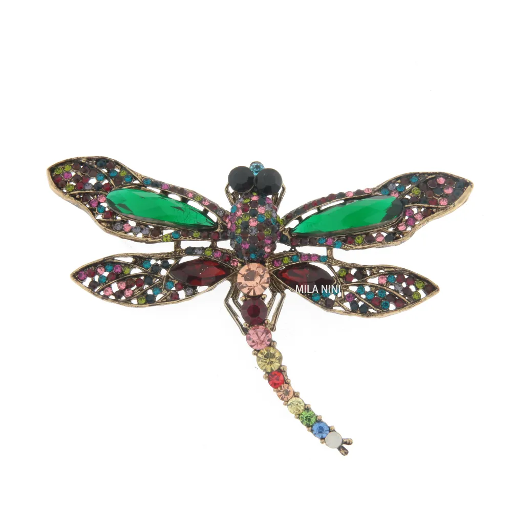 Spilla Grossa con Pietre Colorate - SPM-321-197 10mm