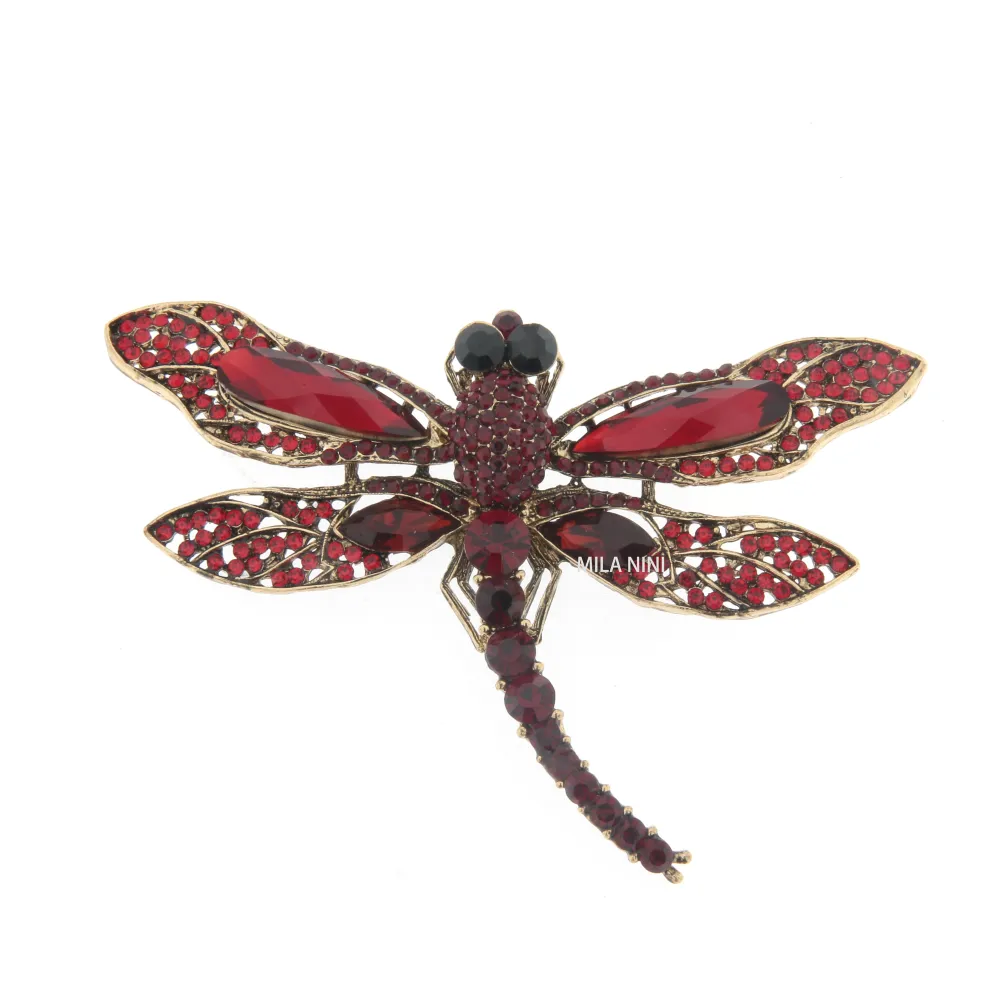 Spilla Grossa con Pietre Colorate - SPM-321-197 10mm